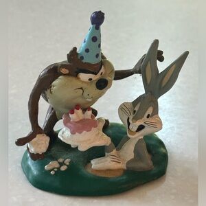 Taz and Bugs Bunny cake topper